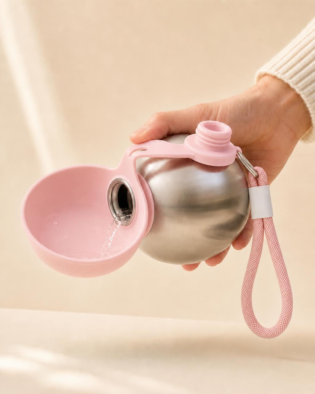 Pour with one hand